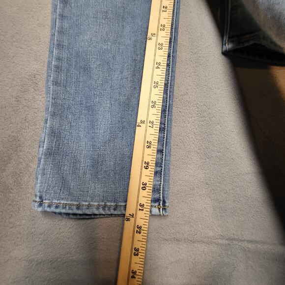 Levi's 312 Jeans Womens Size 32 Blue Shaping Slim Stretch Distressed Denim - Picture 6 of 11